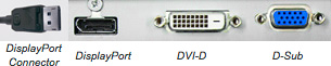 Three Inputs Including DisplayPort